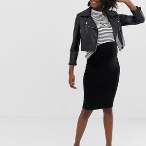 ASOS maternity stretch pencil skirt.